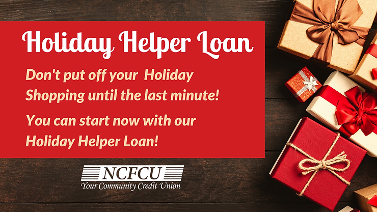 NCFCU has a Holiday Helper Loan! featured image