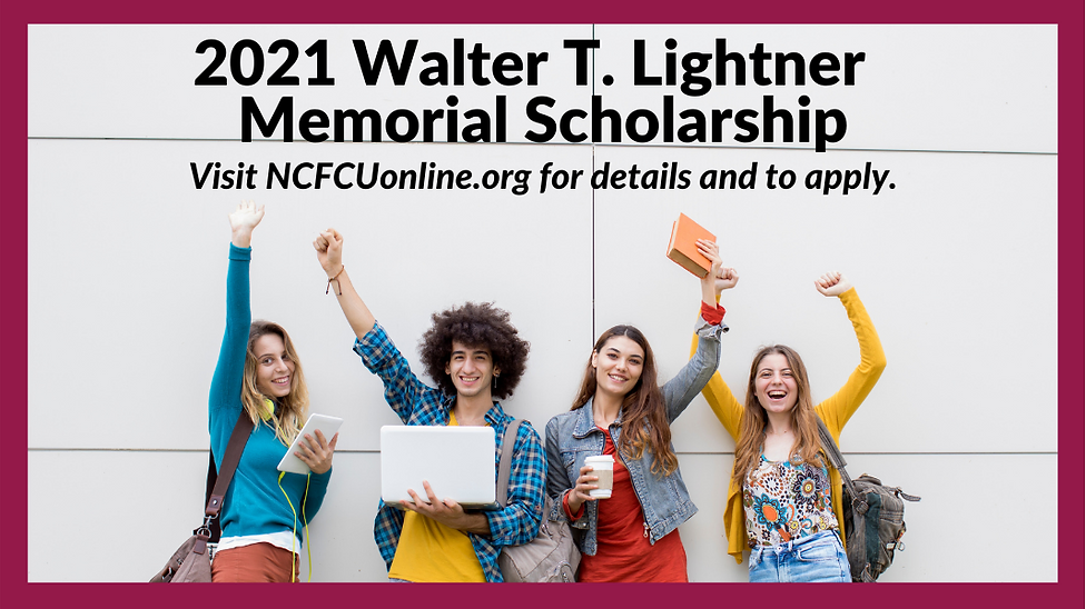 NCFCU is awarding two $500 scholarships! featured image